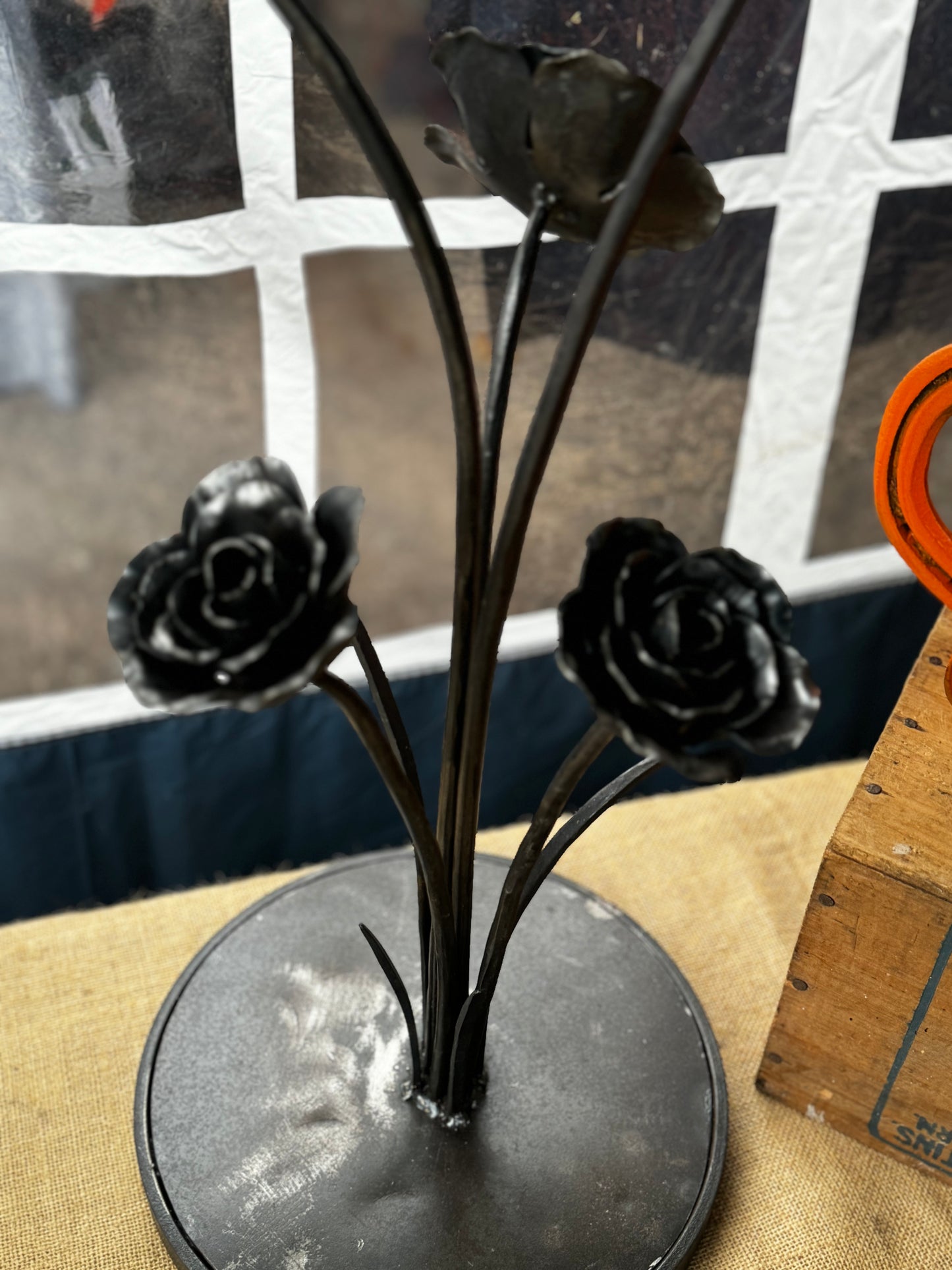 Handforged Rose Sculpture 1/1