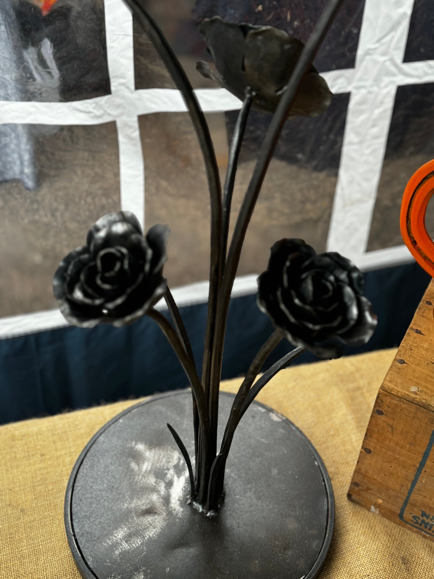 Handforged Rose Sculpture 1/1