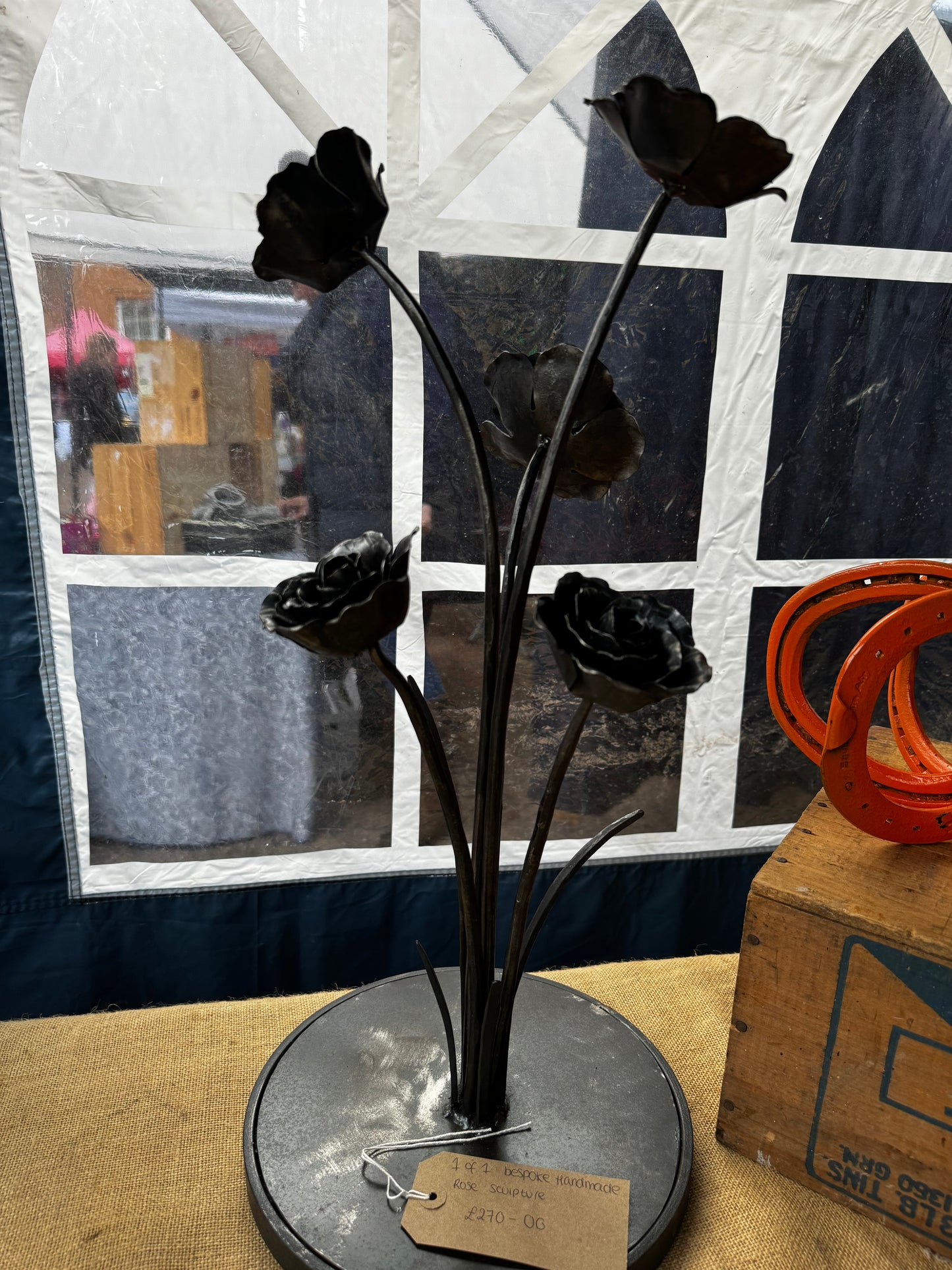 Handforged Rose Sculpture 1/1