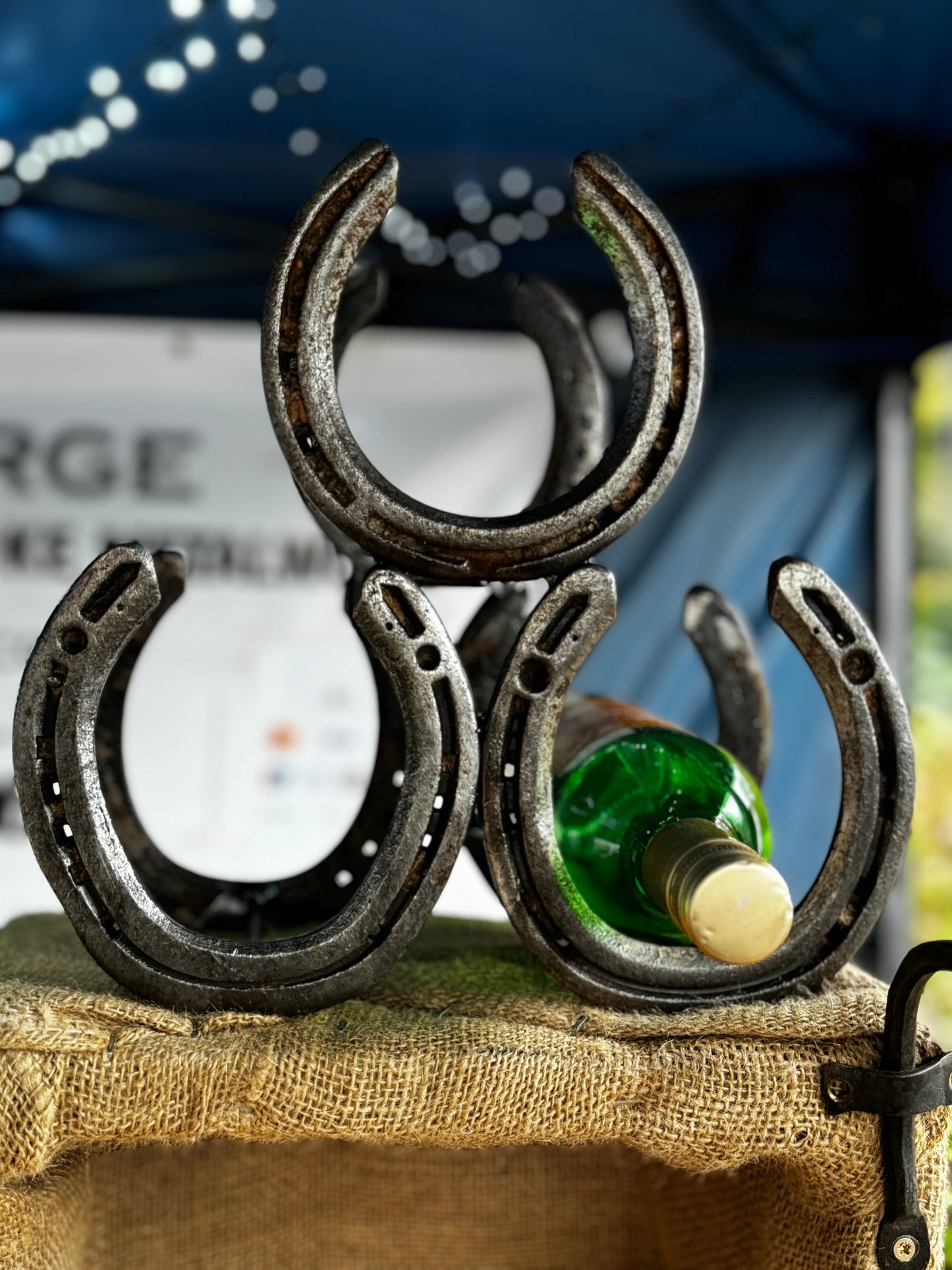 Horseshoe Wine rack