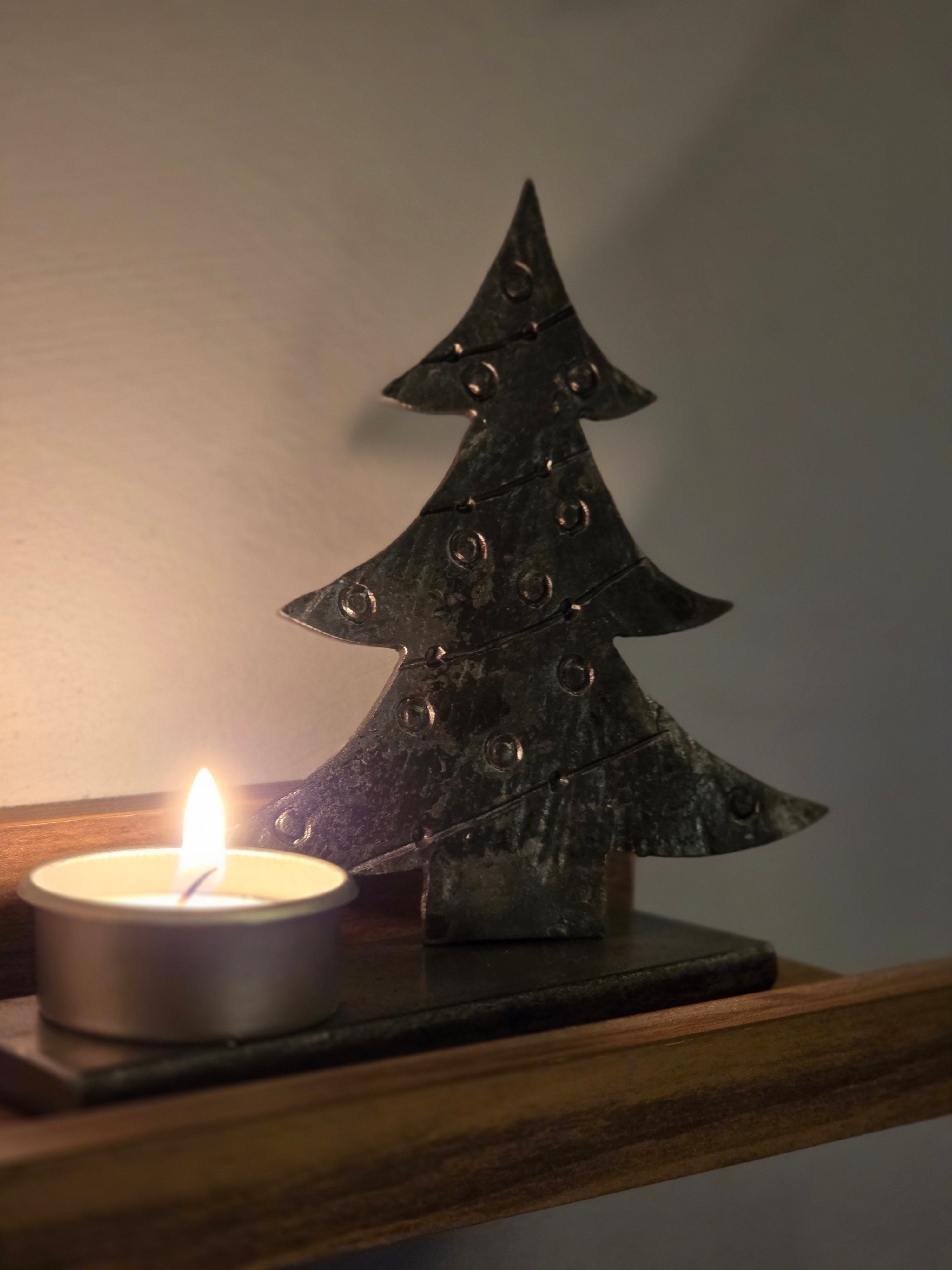 Christmas Tree candle holder.