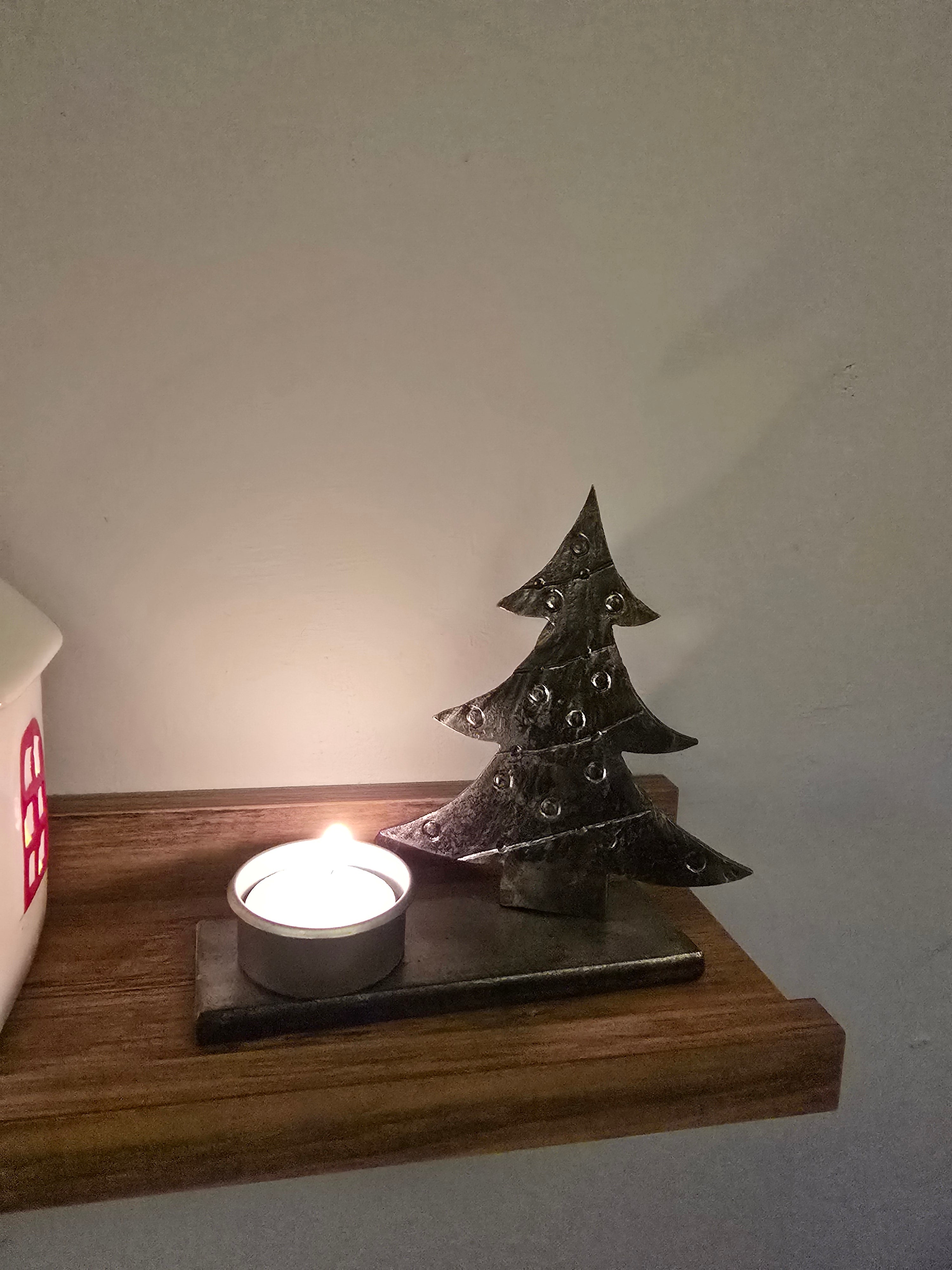 Christmas Tree candle holder.