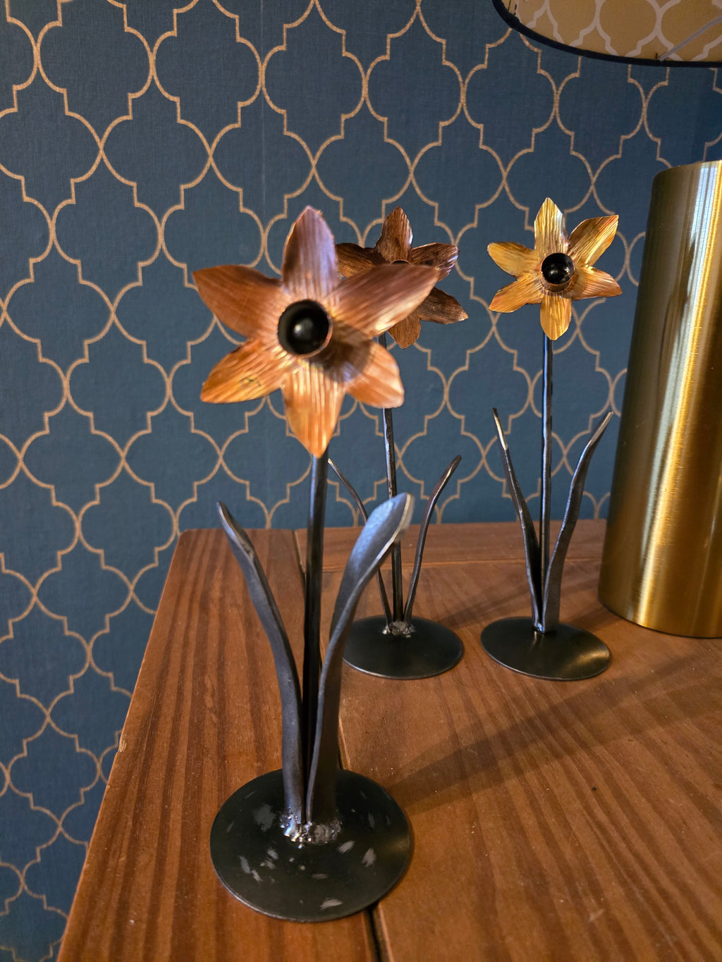 Handmade Copper Dafodil